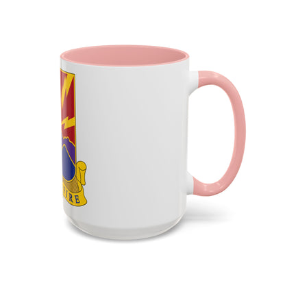 593rd Field Artillery Battalion (U.S. Army) Accent Coffee Mug