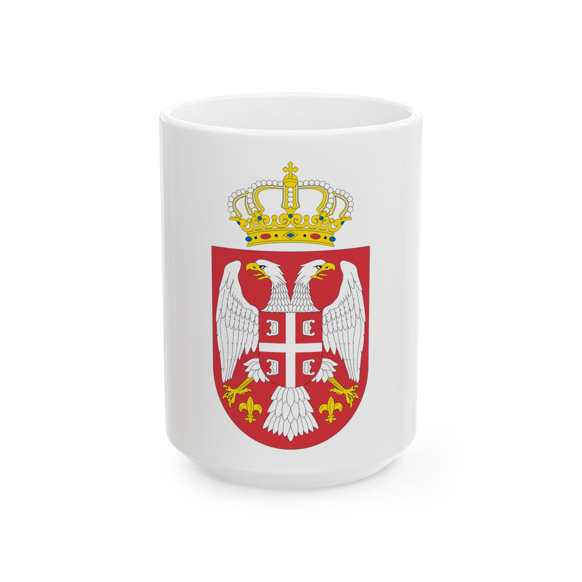 Coat of arms of Serbia small (2004 - 2010) - White Coffee Mug