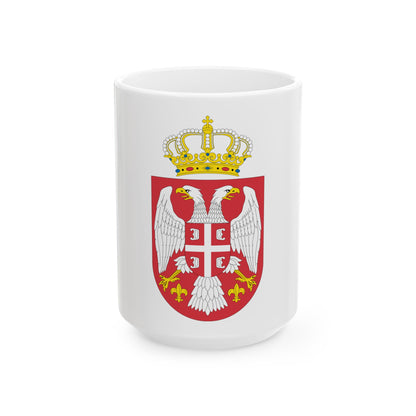 Coat of arms of Serbia small (2004 - 2010) - White Coffee Mug