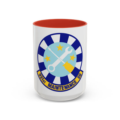 931st Maintenance Squadron (U.S. Air Force) Accent Coffee Mug