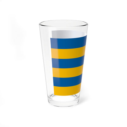 Flag of Szolnok 1941 (Hungary) Pint Glass 16oz