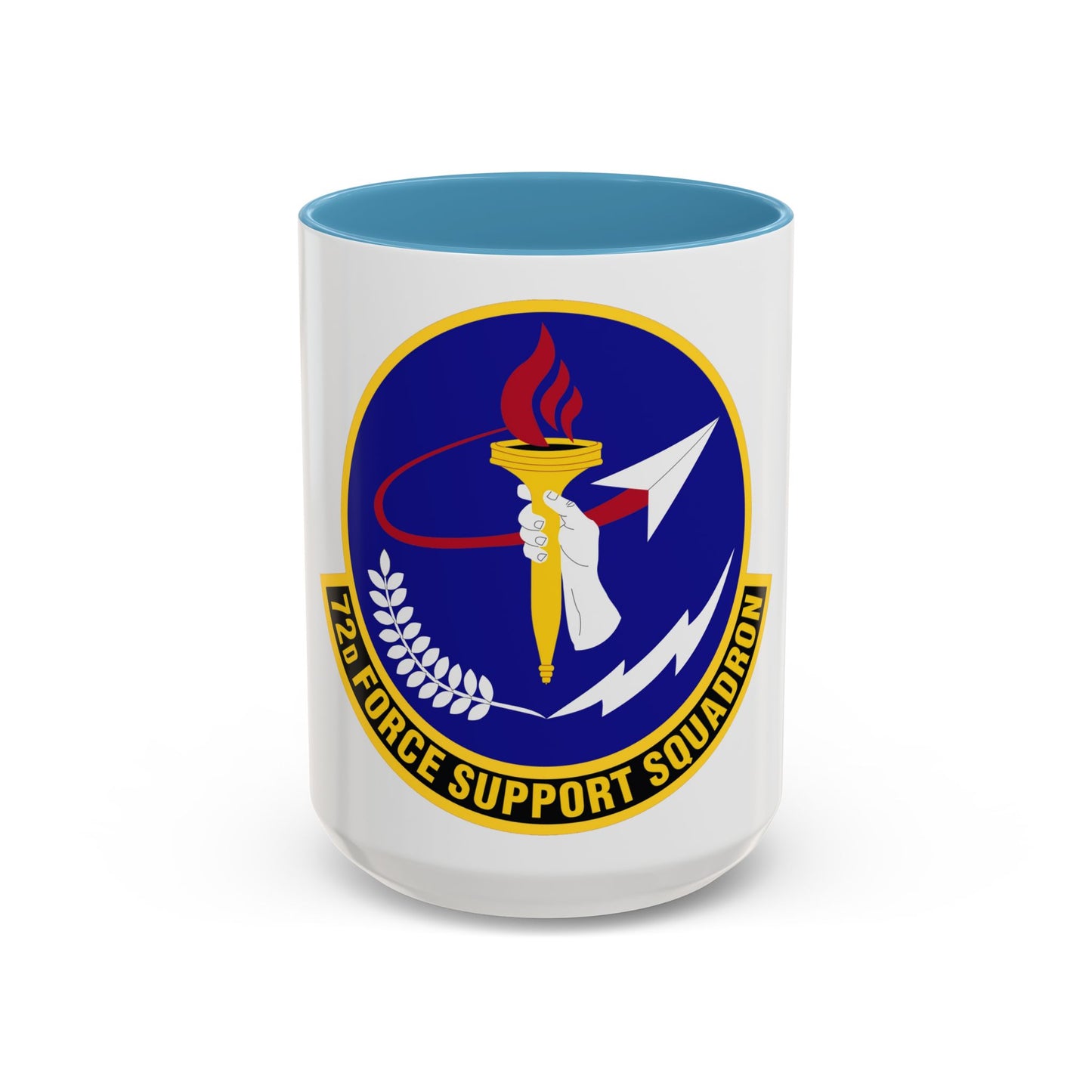 72d Force Support Squadron (U.S. Air Force) Accent Coffee Mug