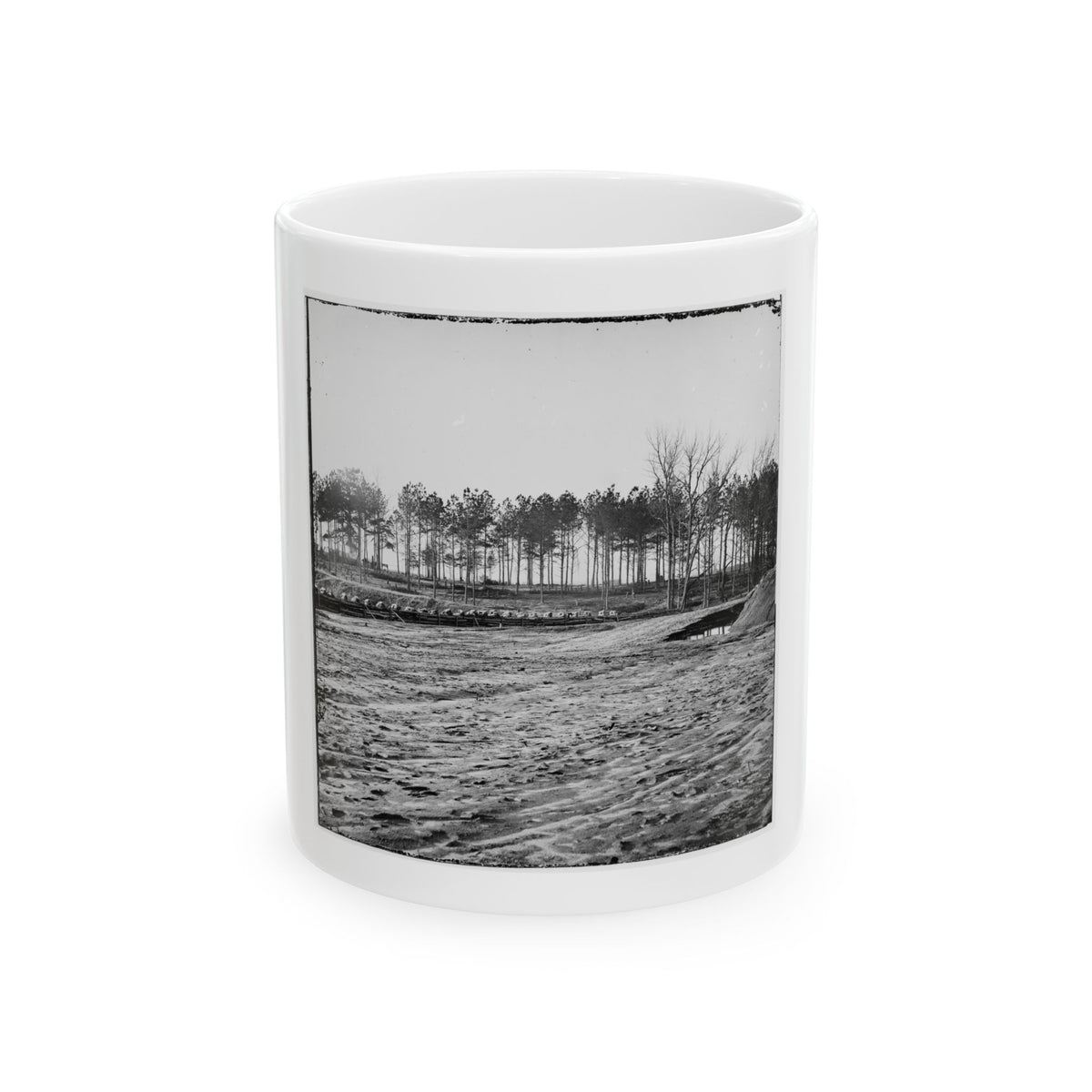 Bermuda Hundred , Virginia. View (U.S. Civil War) White Coffee Mug