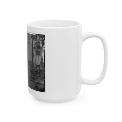 Brandy Station, Virginia. Winter Camp Of Chief Commissary Army Of The Potomac (U.S. Civil War) White Coffee Mug