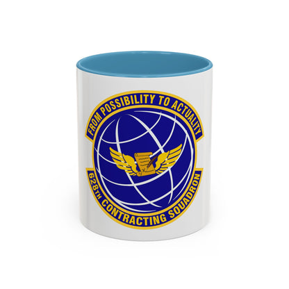 628th Contracting Squadron (U.S. Air Force) Accent Coffee Mug