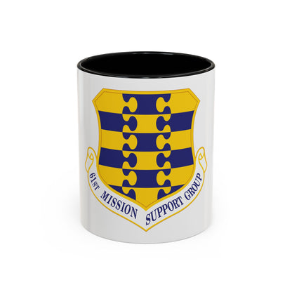 61st Mission Support Group (U.S. Air Force) Accent Coffee Mug