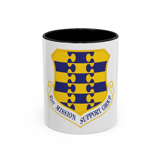 61st Mission Support Group (U.S. Air Force) Accent Coffee Mug