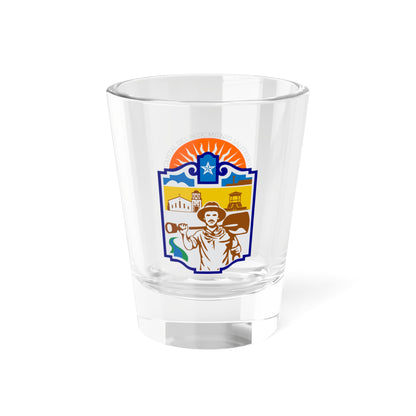 Escudo de María Elena (Chile) (Coat of Arms) Shot Glass 1.5oz