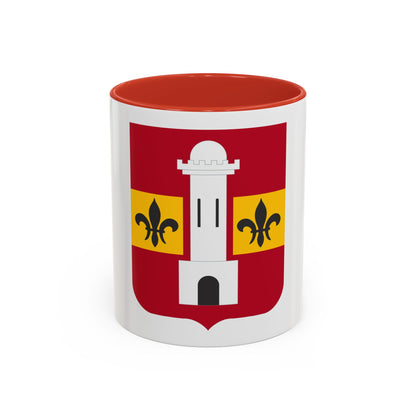 740th Antiaircraft Artillery Gun Battalion v2 (U.S. Army) Accent Coffee Mug