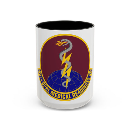 90 Operational Medical Readiness Squadron AFGSC (U.S. Air Force) Accent Coffee Mug