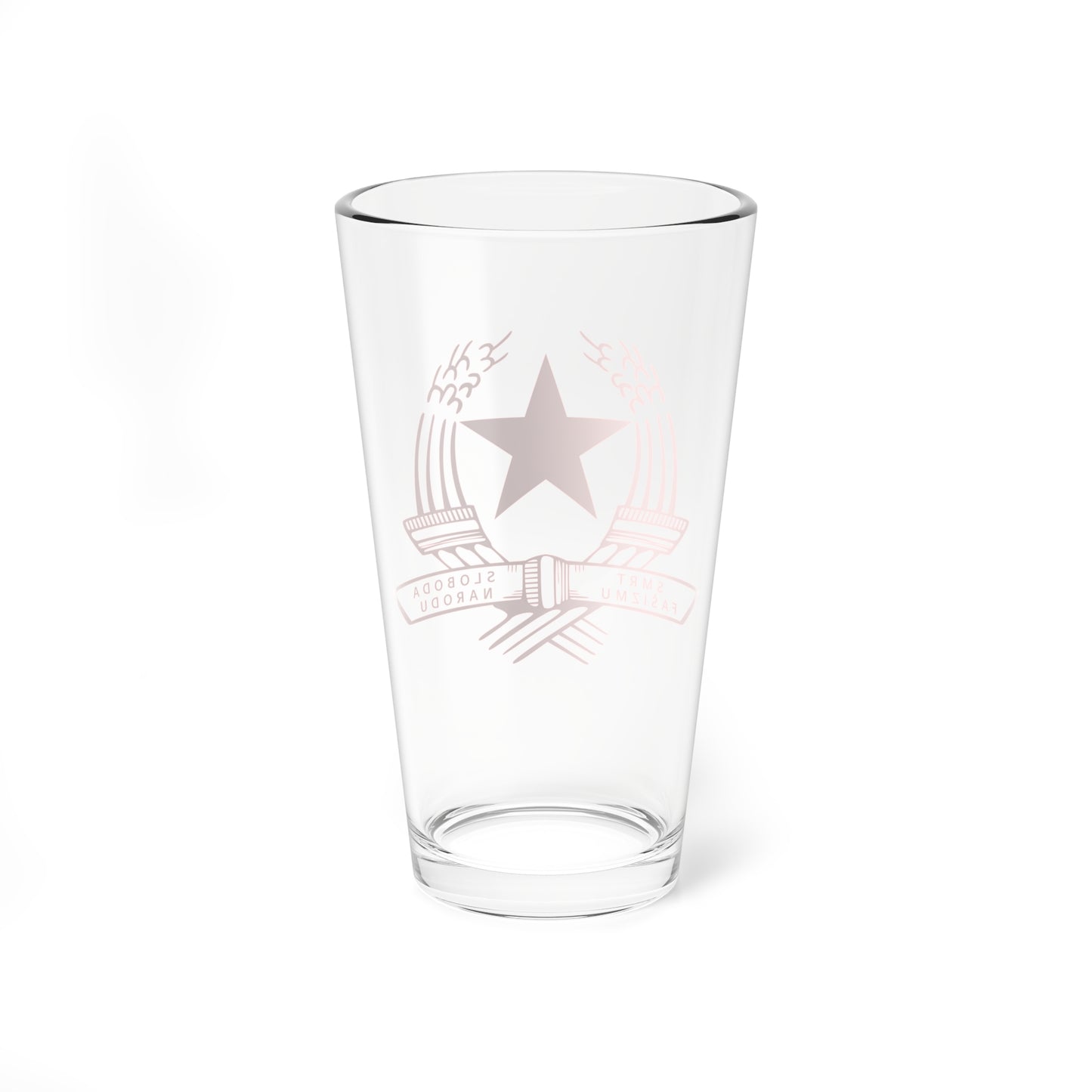 Emblem of the State Anti-fascist Council for the National Liberation of Croatia - Pint Glass 16oz