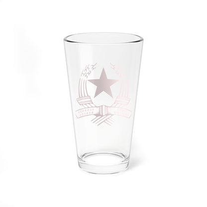 Emblem of the State Anti-fascist Council for the National Liberation of Croatia - Pint Glass 16oz