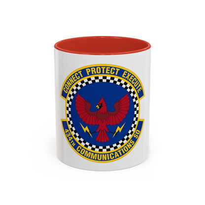 434 Communications Squadron AFRC (U.S. Air Force) Accent Coffee Mug