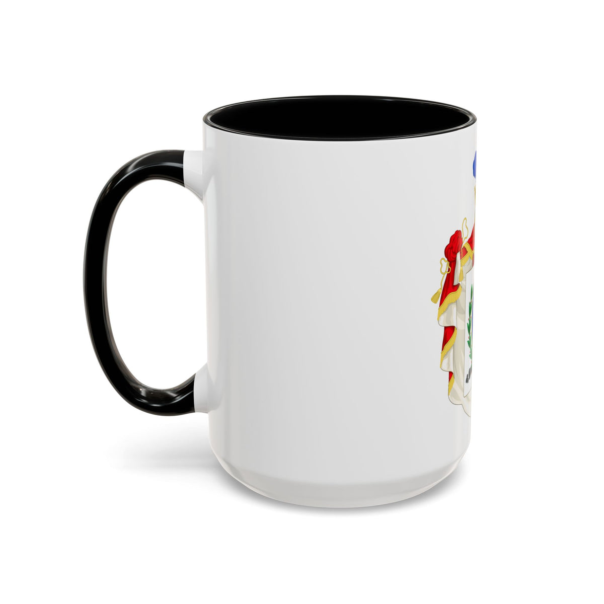 Ornamented Coat of Arms of Chile (1819-1834) Cerro Castillo Version - Accent Coffee Mug