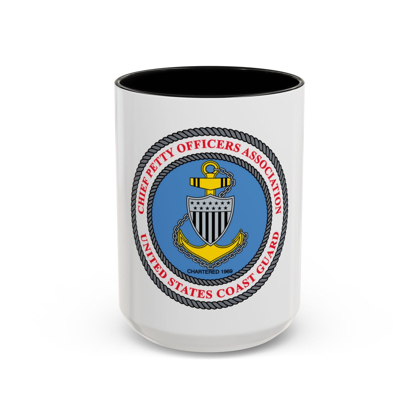 USCG CPOA (U.S. Coast Guard) Accent Coffee Mug