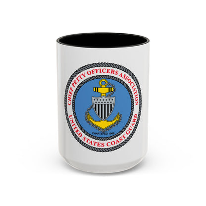 USCG CPOA (U.S. Coast Guard) Accent Coffee Mug