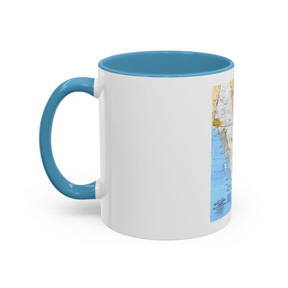 Canada - British Columbia, Alberta & Yukon (1978) (Map) Accent Coffee Mug