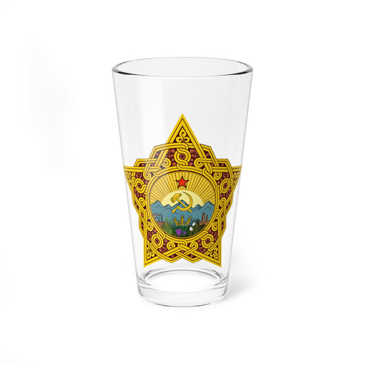 Emblem of the Transcaucasian SFSR 1923-1924 (Soviet Union) (Coat of Arms) Pint Glass 16oz