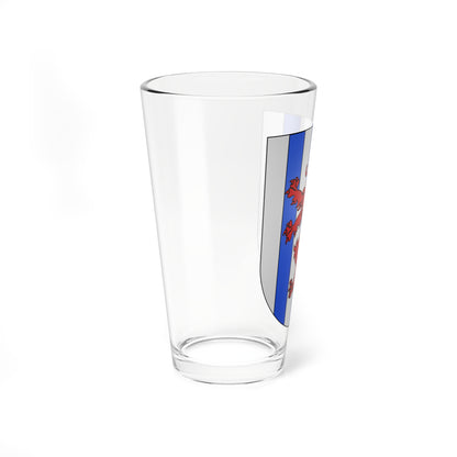 Ueberstorf-coat of arms (Switzerland) (Coat of Arms) Pint Glass 16oz