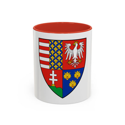 Coat of arms of Louis I of Hungary (1370) - Accent Coffee Mug