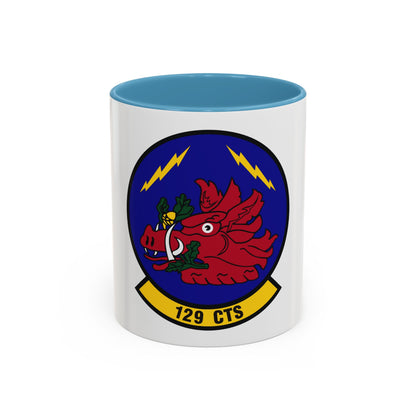 129th Combat Training Squadron (U.S. Air Force) Accent Coffee Mug