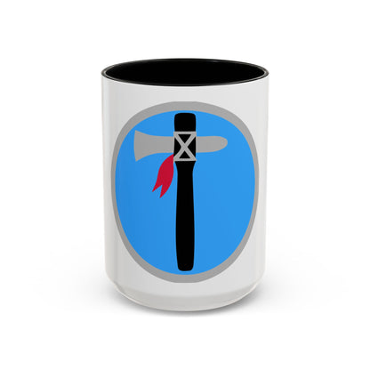 XIX Corps 1 (U.S. Army) Accent Coffee Mug