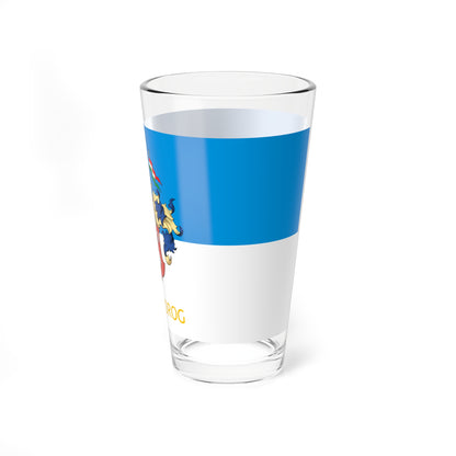 Flag of Hajdudorog (Hungary) Pint Glass 16oz