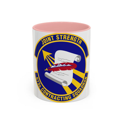 673d Contracting Squadron (U.S. Air Force) Accent Coffee Mug