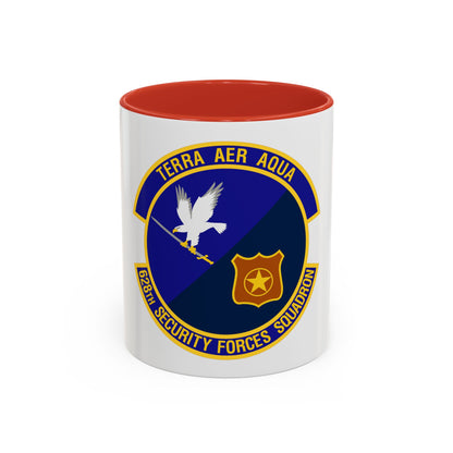 628th Security Forces Squadron (U.S. Air Force) Accent Coffee Mug