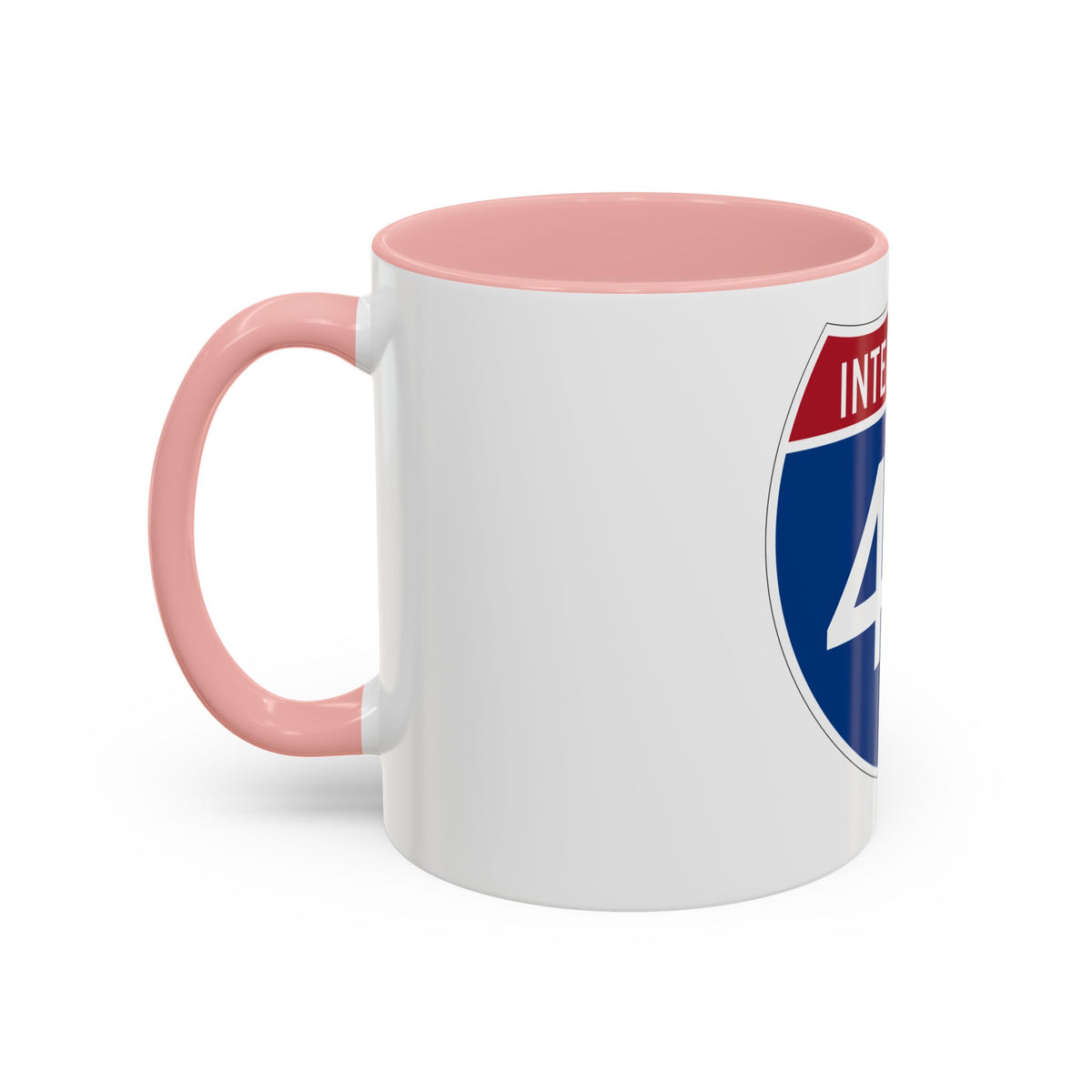 Interstate 40 (U.S. Highways) Accent Coffee Mug