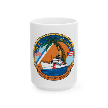 USCGC Key Largo WPB 1324 1 (U.S. Coast Guard) White Coffee Mug