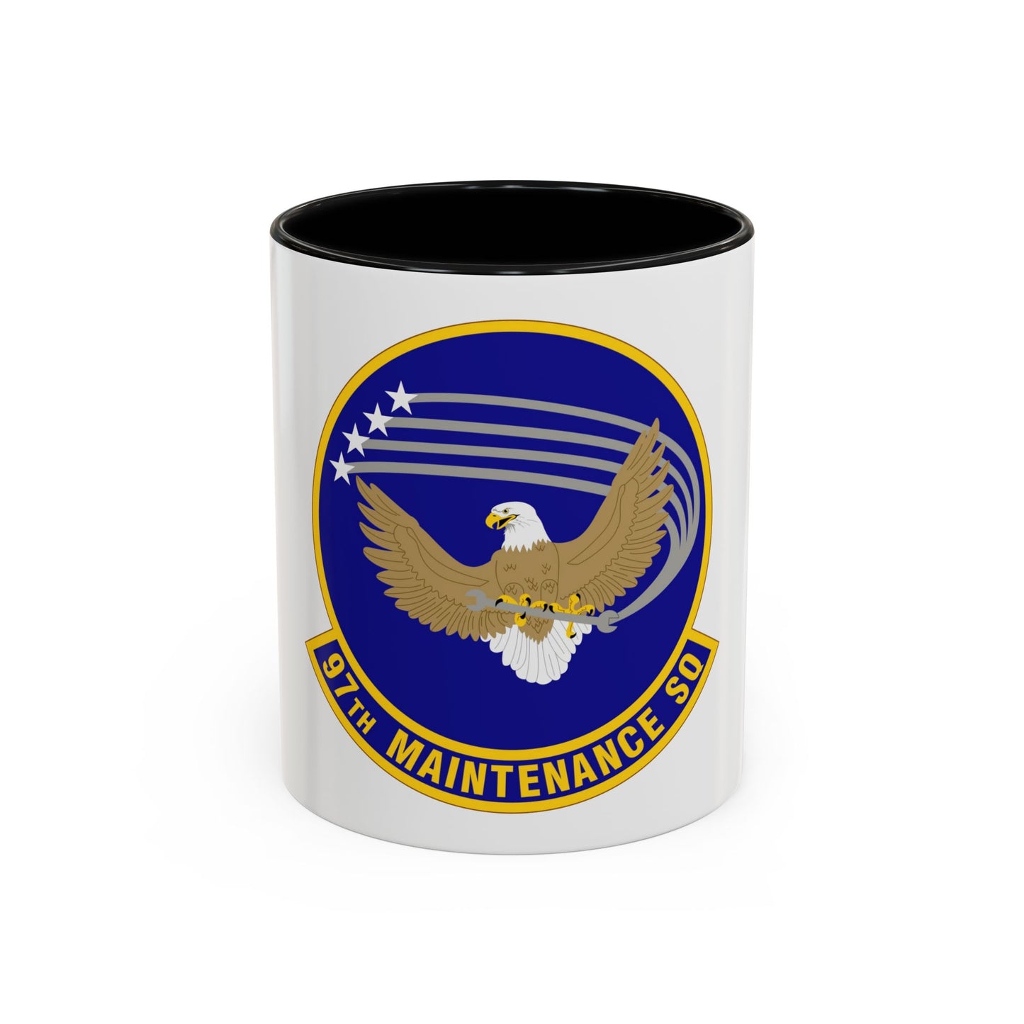 97 Maintenance Squadron AETC (U.S. Air Force) Accent Coffee Mug