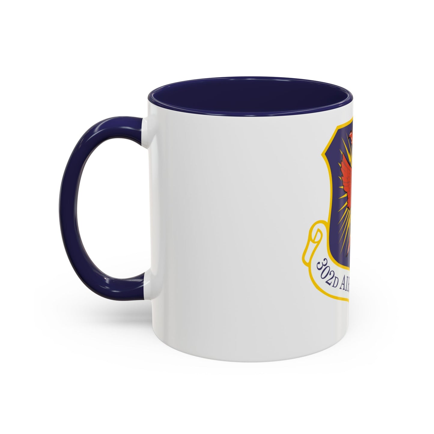 302d Airlift Wing (U.S. Air Force) Accent Coffee Mug