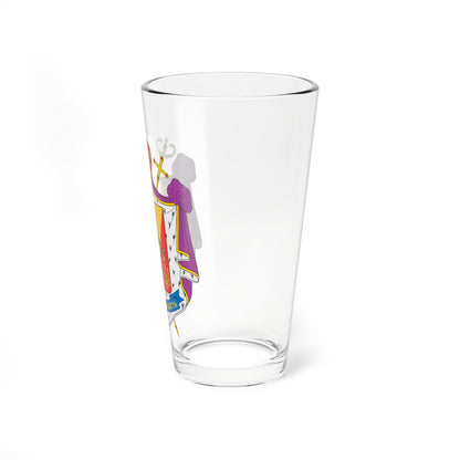 Coat of arms of Volodymyr Hrutsa (Ukraine) (Coat of Arms) Pint Glass 16oz