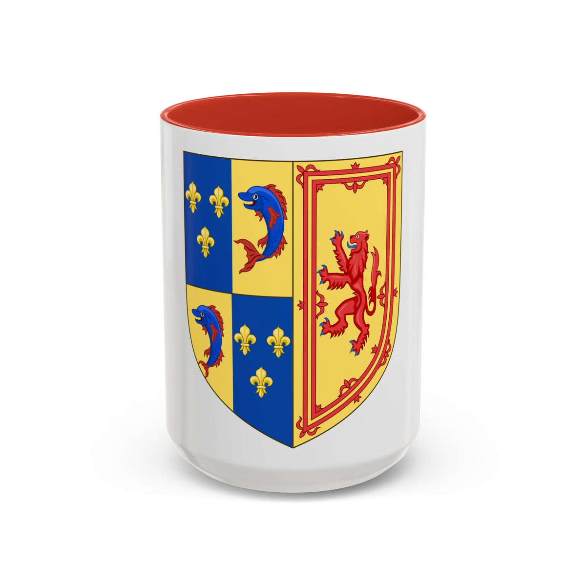 Royal Arms of the Kingdom of Scotland (1558) - Accent Coffee Mug