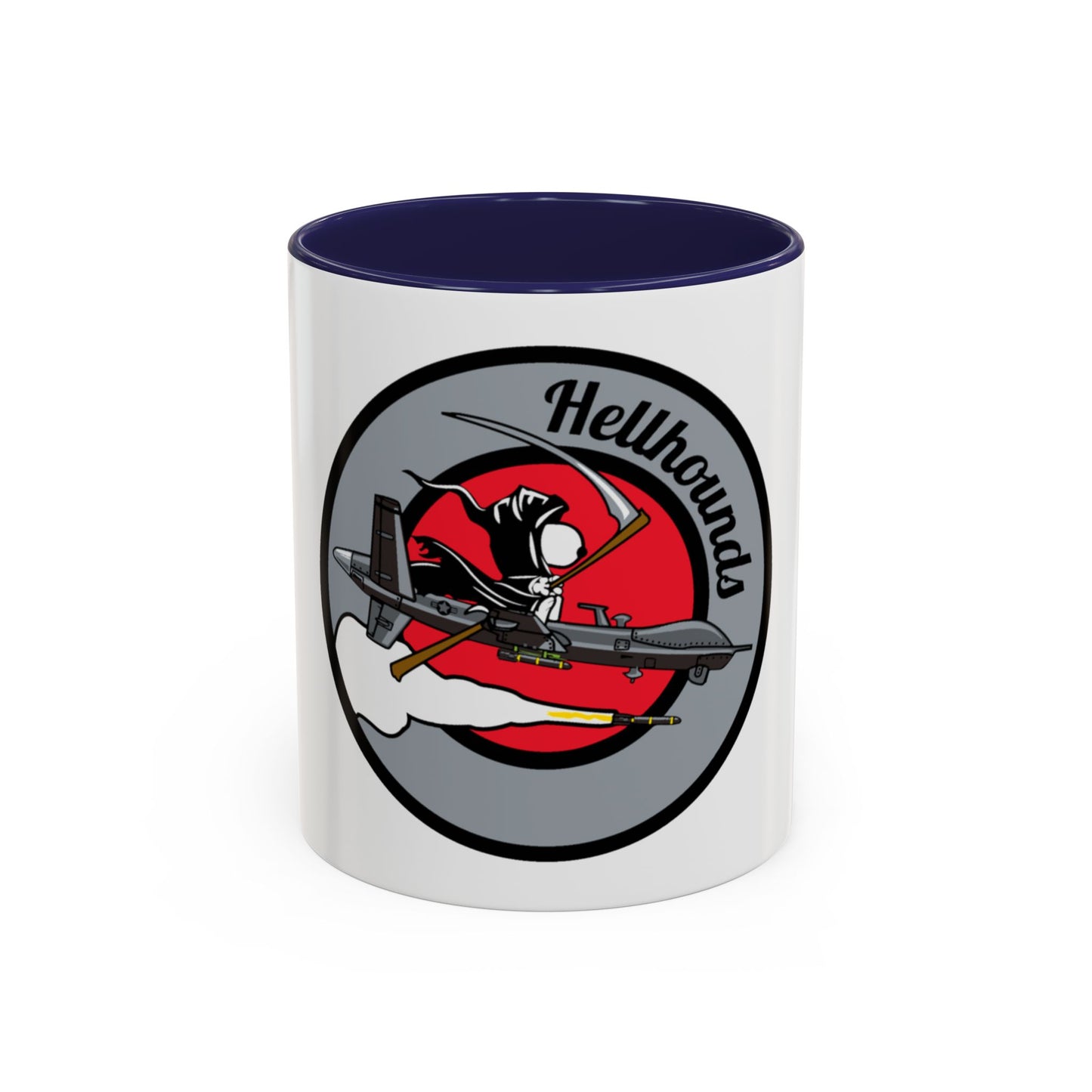 Hellbound Snoopy 20th ASq (U.S. Air Force) Accent Coffee Mug