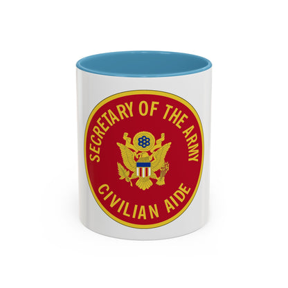 Civilian Aide to the Secretary of the (U.S. Army) Accent Coffee Mug