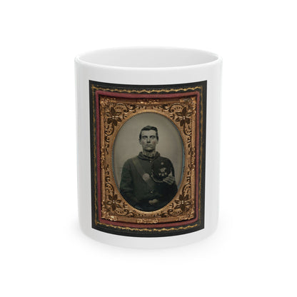 Pvt. Edward H. Clark Of Company G, 12th New Hampshire Volunteers (U.S. Civil War) White Coffee Mug