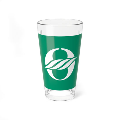 Flag of Nagahama Shiga variant (Japan) Pint Glass 16oz
