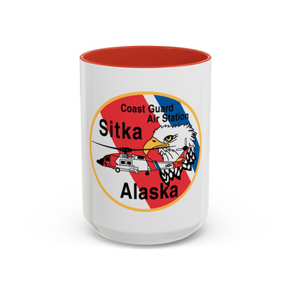 USCG Air Station Sitka (U.S. Coast Guard) Accent Coffee Mug