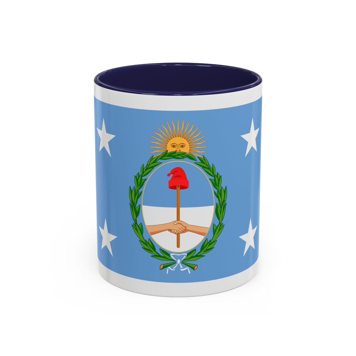 Standard of the President of Argentina Afloat - Accent Coffee Mug