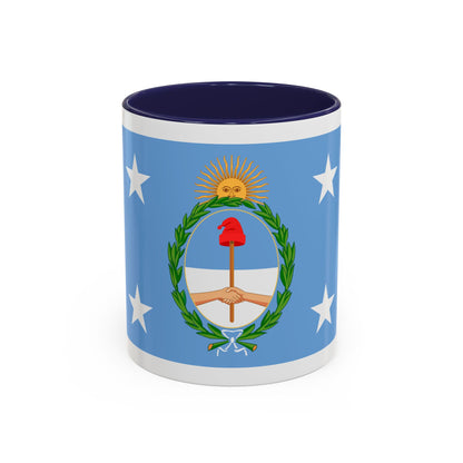 Standard of the President of Argentina Afloat - Accent Coffee Mug
