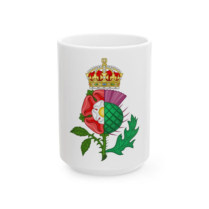 Union of the Crowns Royal Badge - White Coffee Mug