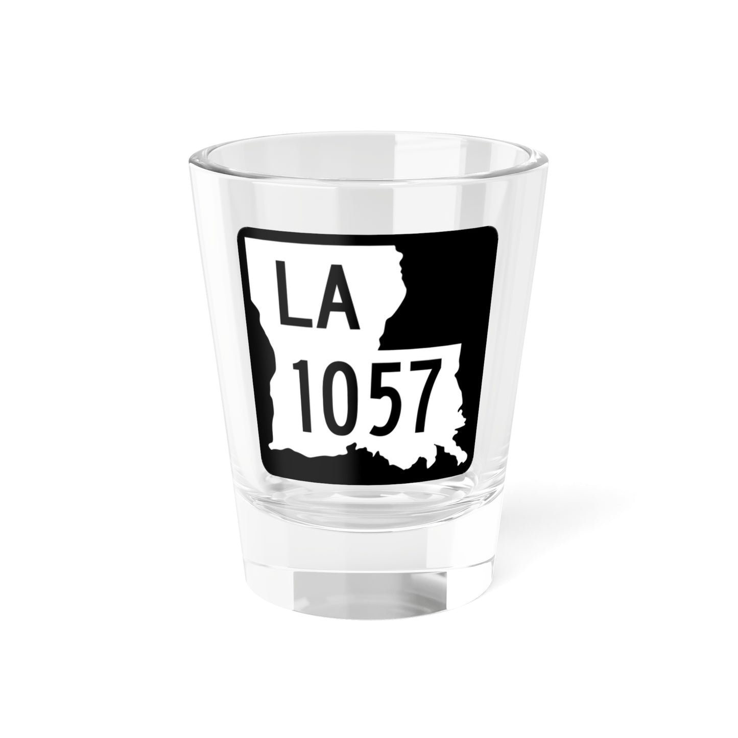 Louisiana 1057 2008 (Louisiana) (Road Sign) Shot Glass 1.5oz