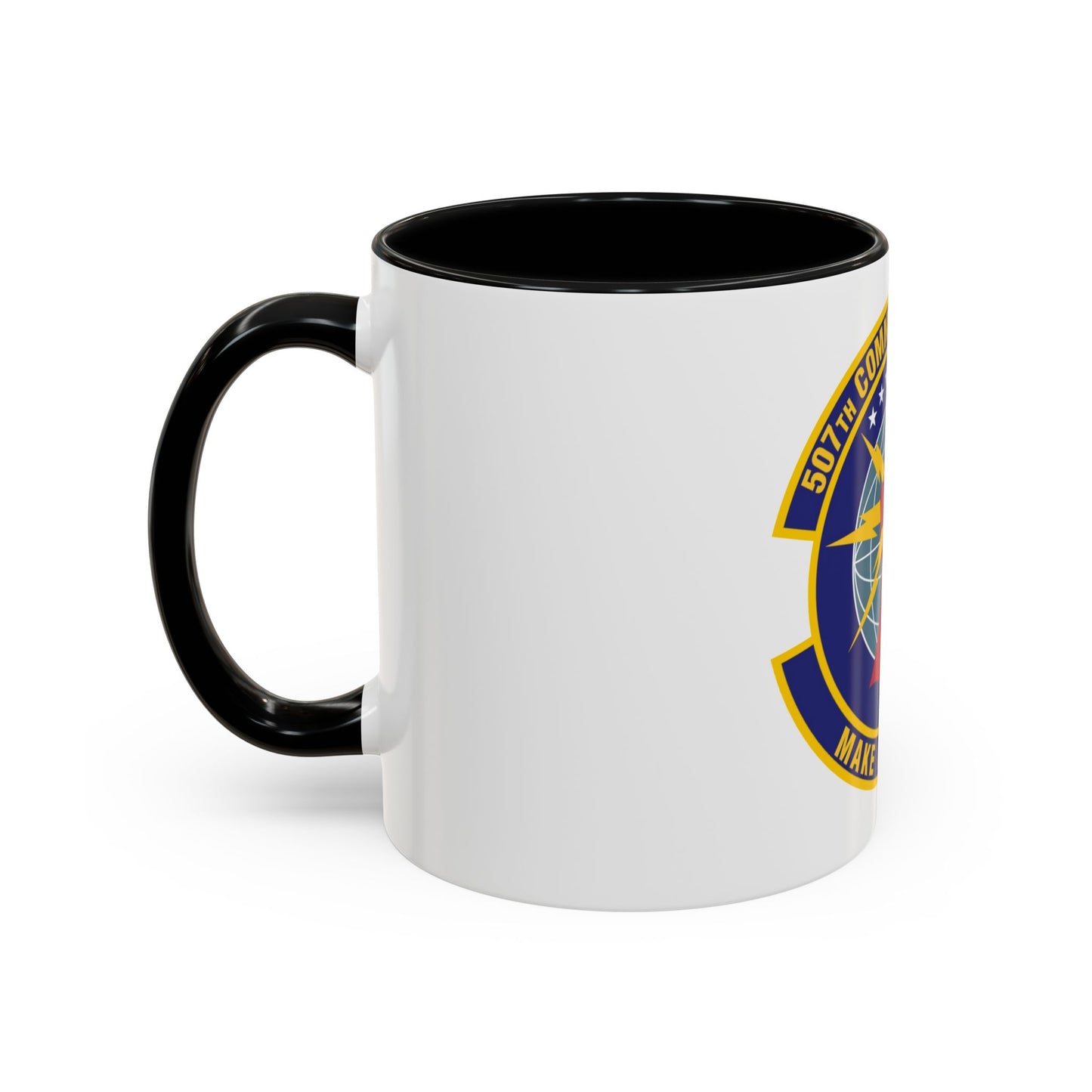 507th Communications Flight (U.S. Air Force) Accent Coffee Mug