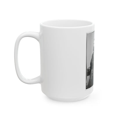 Portrait Of Maj. Gen. George Sykes, Officer Of The Federal Army (U.S. Civil War) White Coffee Mug