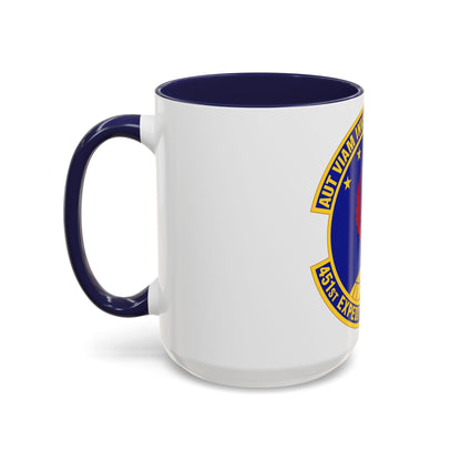 451st Expeditionary Communications Squadron (U.S. Air Force) Accent Coffee Mug