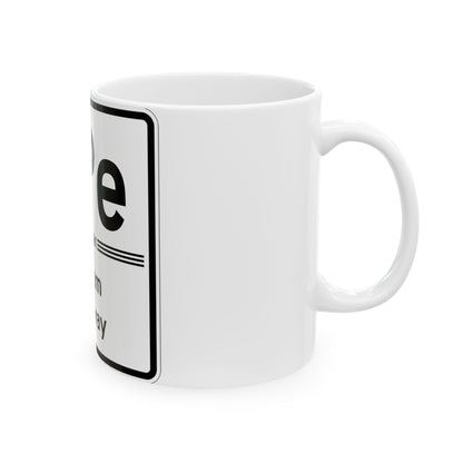 Pelham Pkwy Shield free (New York) (Road Sign) White Coffee Mug