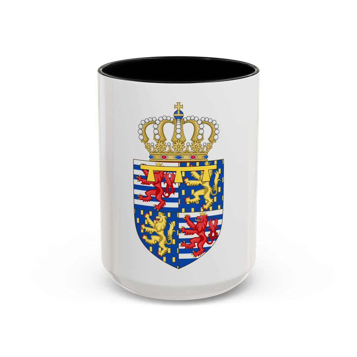 Lesser coat of arms of the Hereditary Grand Duke of Luxembourg (2000) - Accent Coffee Mug