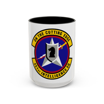 451 Intelligence Squadron ACC (U.S. Air Force) Accent Coffee Mug